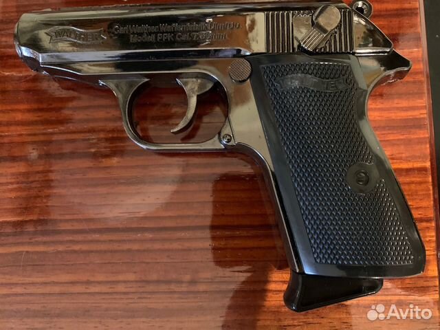 Пистолет зажигалка walther оригинал металл
