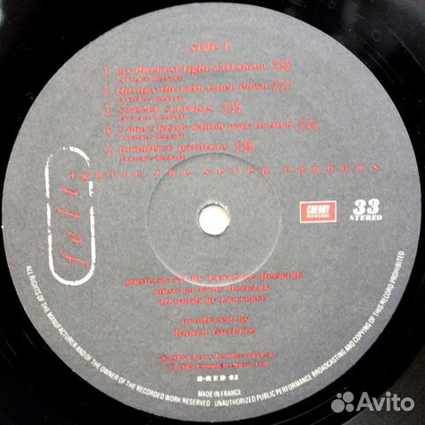 Felt / Ignite The Seven Cannons And Set Sail For T