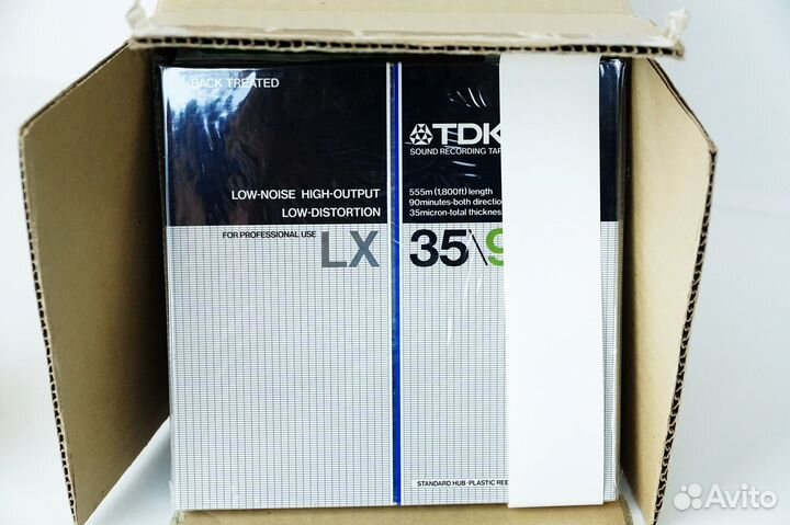 TDK LX 35-90B магнитная лента 550 м. Новая