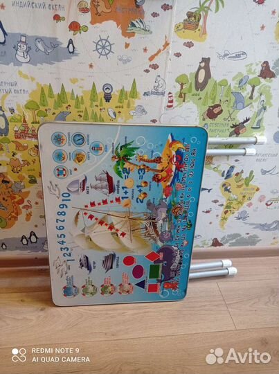 Детский столик раскладной развивающий