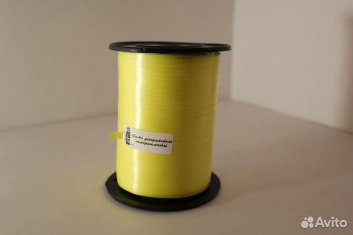 Лента для букетов и подарков 0,5х500м - Жёлтая