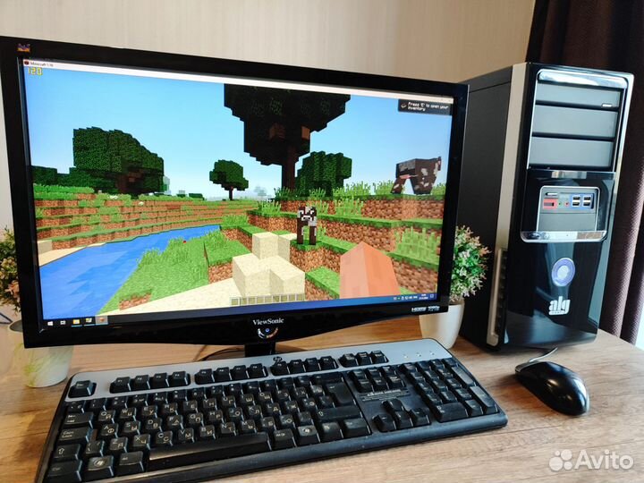 Пк i3+Монитор Full HD+20Игр пк учёба,игры,интернет