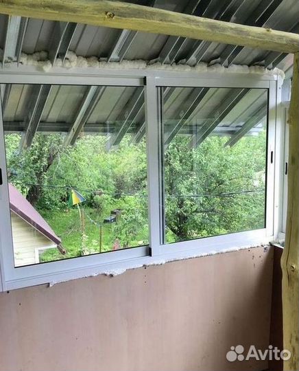 Остекление окон и балконов пвх