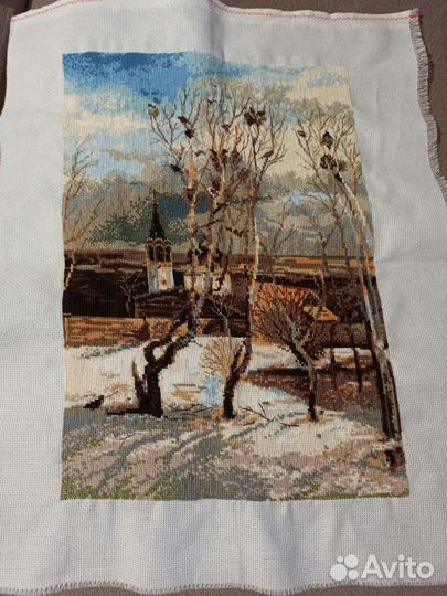 Картина, вышитая крестиком