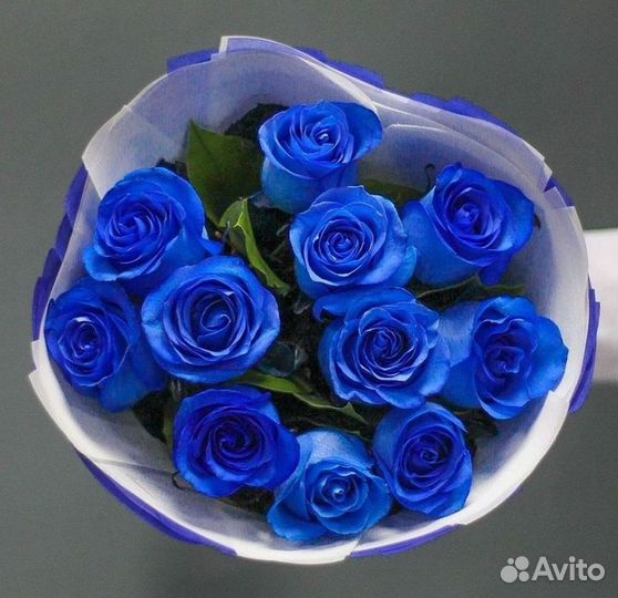 Синие розы Букеты доставка цветов