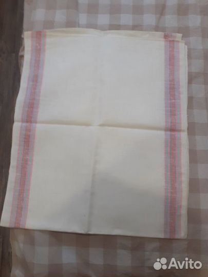Ткань льняная, полотенечная СССР