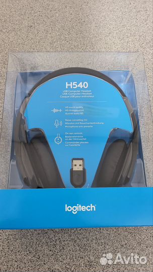 Компьютерная гарнитура logitech h540 наушники