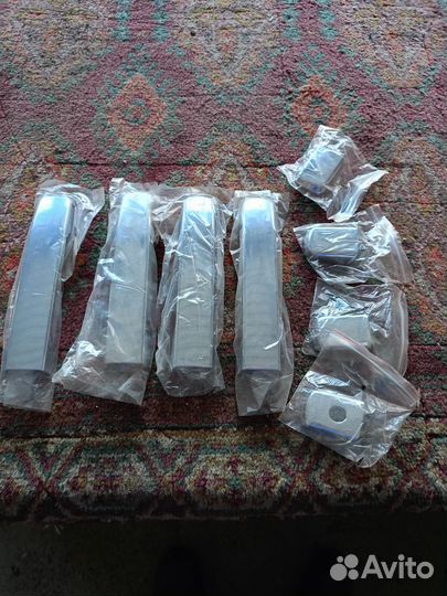 Хромированные накладки на ручки для Ниссан Навара