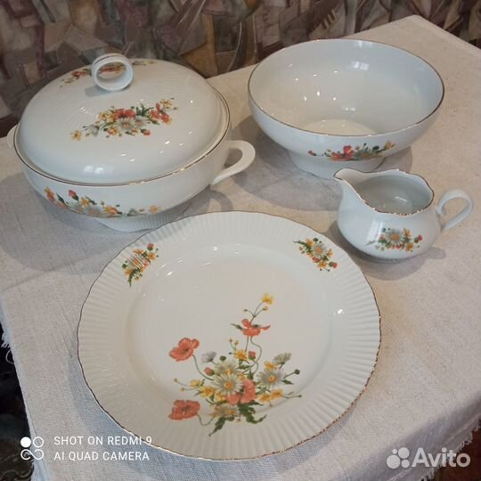 Предметы столового сервиза Jlmenau