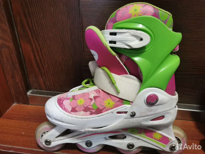 Роликовые коньки детские раздвижные