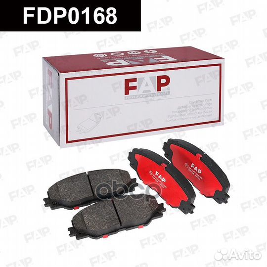Тормозные колодки дисковые FDP0168 FDP0168 FAP