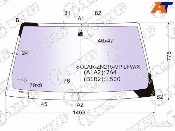 Стекло лобовое toyota fortuner