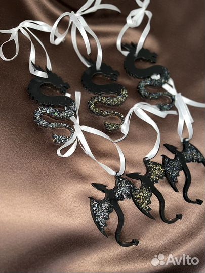 Елочные игрушки из эпоксидной смолы