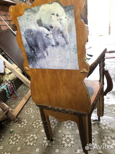 Кресло детское деревянное