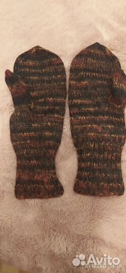 Шапка- Берет, шарф, варежки женские