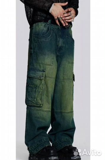 Джинсы Jaded London Sandblast Monster Cargo Jeans