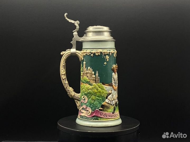 Пивная кружка Германия Rosskopf & Gerz 1900 год