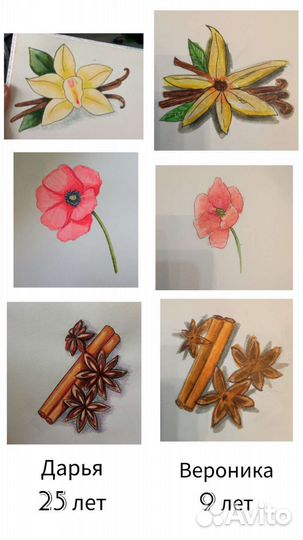 Онлайн занятия рисования для взрослых и детей 6+