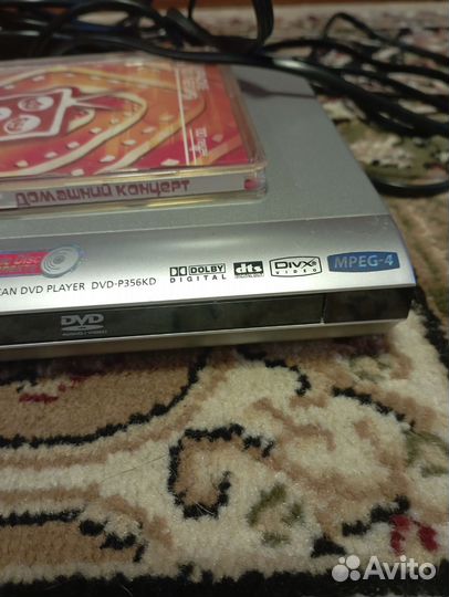 Видеоплеер samsung dvd-p366kd с караоке
