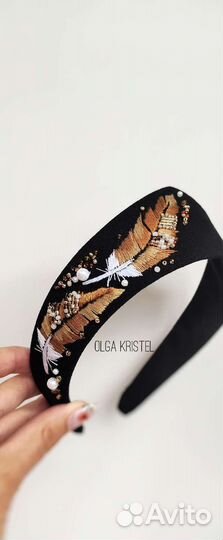 Кокошник современный ручной работы