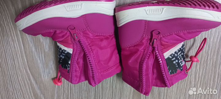 Зимние сапожки для девочки 21 размер