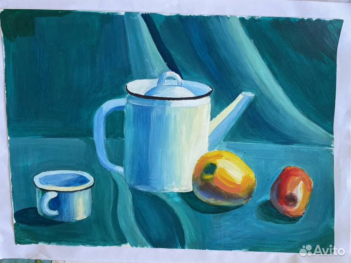 Учебные работы по рисунку и живописи