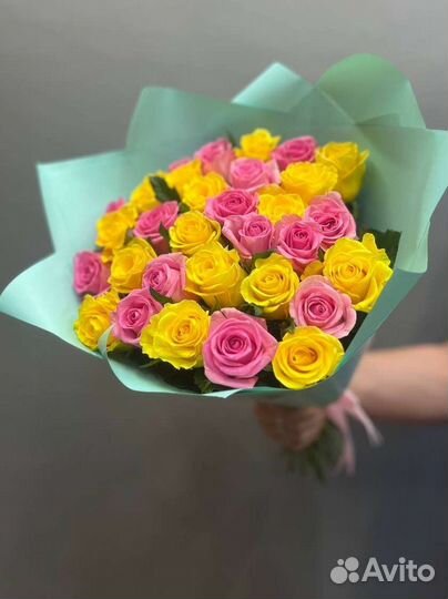 Роза букеты 51 розы. Доставка цветов