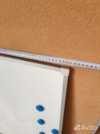 Белая магнитно-маркерная доска 120 на 90