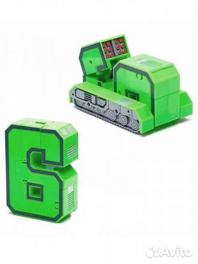 Цифры транформеры-робот