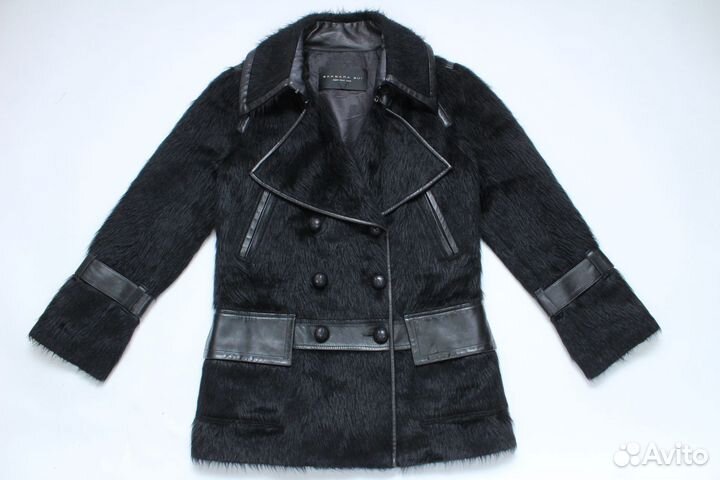 Barbara Bui Пальто Шерсть Кожа Ягненка Кофта