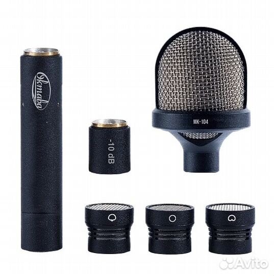 Микрофон Октава мк-012-40 (черный, в картон. упак