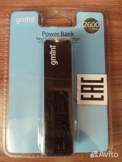 Аккумуляторная батарея Gmini GM-PB026-B, 2600mAh b