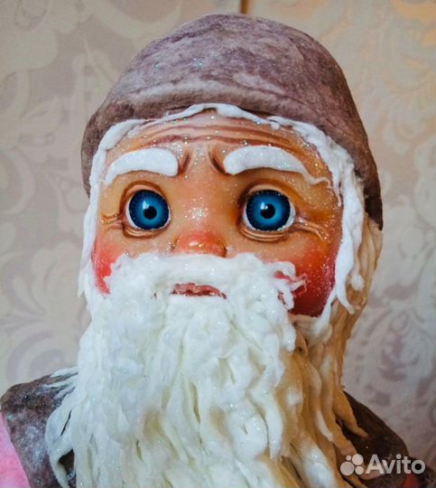 Дед Мороз и Снегурочка из ваты