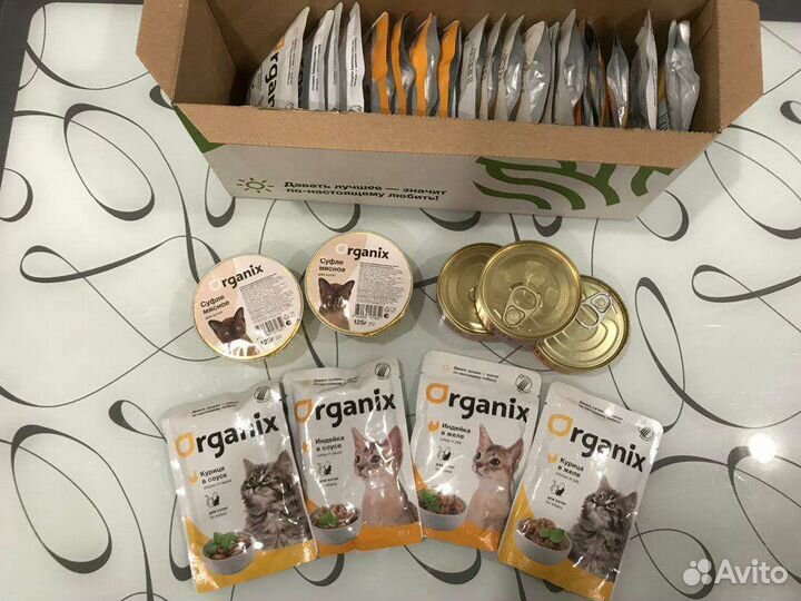 Влажный корм для котят Organix