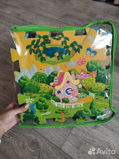 Игровой коврик-пазл мягкий