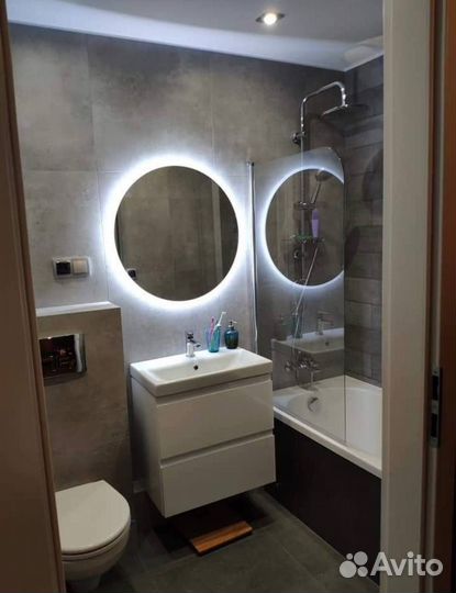 Круглое зеркало с подсветкой