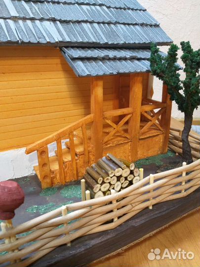 Макет. Русская изба