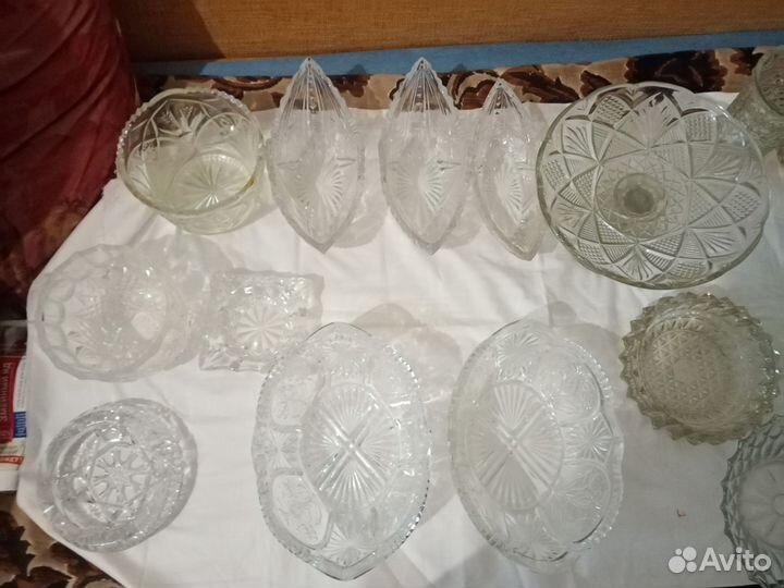 Хрусталь и стекло винтаж советских времен