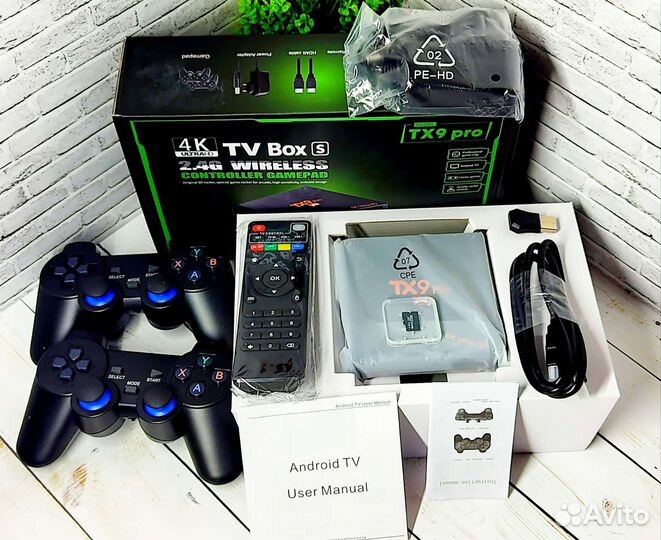 Игровая приставка TX9 pro+ Смарт тв
