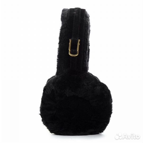 Меховые наушники ugg earmuff black (ONE size)