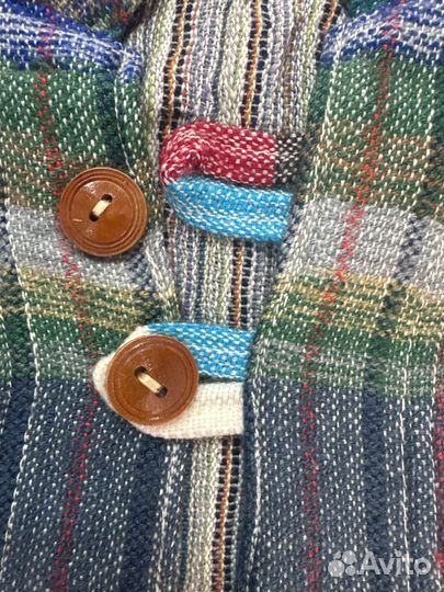 Винтажная тканая куртка-рубашка мужская 54-56