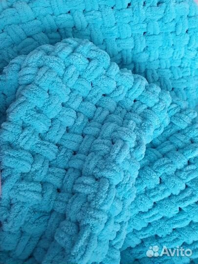 Плед детский вязаный ручная работа