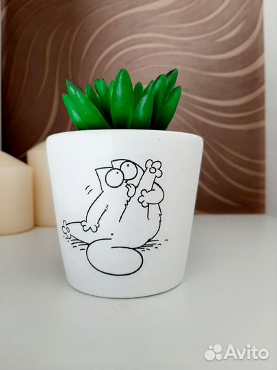 Керамический горшок для цветов