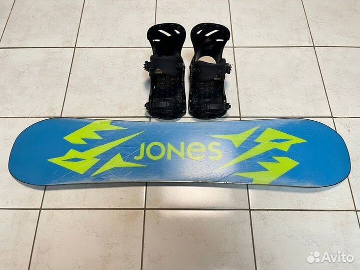 Сноуборд комплект Jones - 120 + Salomon - S