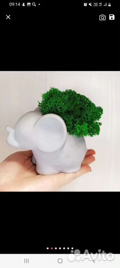 Силиконовая форма кашпо кот, слоник,единорог