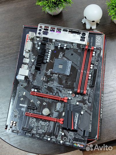 Материнская плата gigabyte GA AB350 gaming AM4