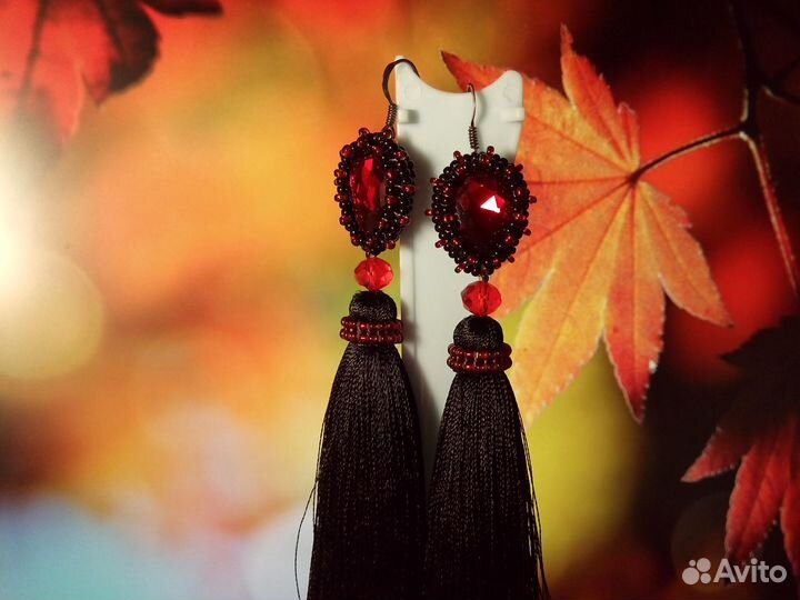 Серьги-кисти (ручной работы) в ассортименте