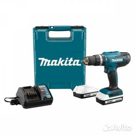 Акк.Дрель-шуруповерт 18V Makita DF488DWE (2*1.5ач)