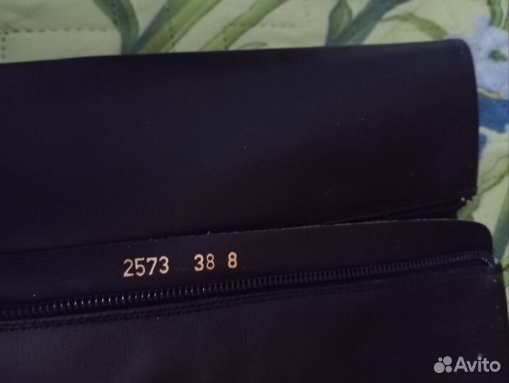 Сапоги женские натуральная кожа 38