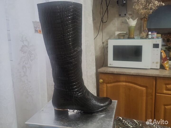 Сапоги женские натуральная кожа 39 раз